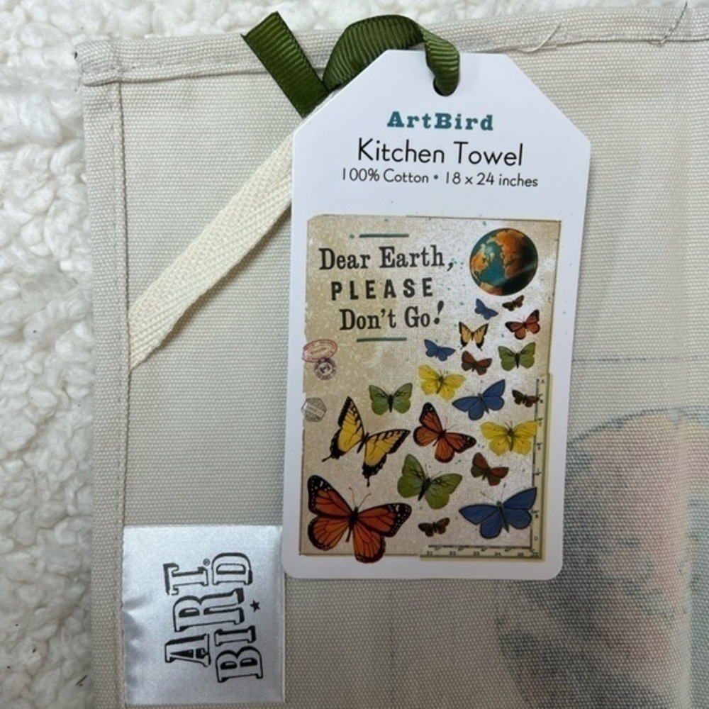 ArtBird “Earth” Kitchen Towel - Picture 3 of 4